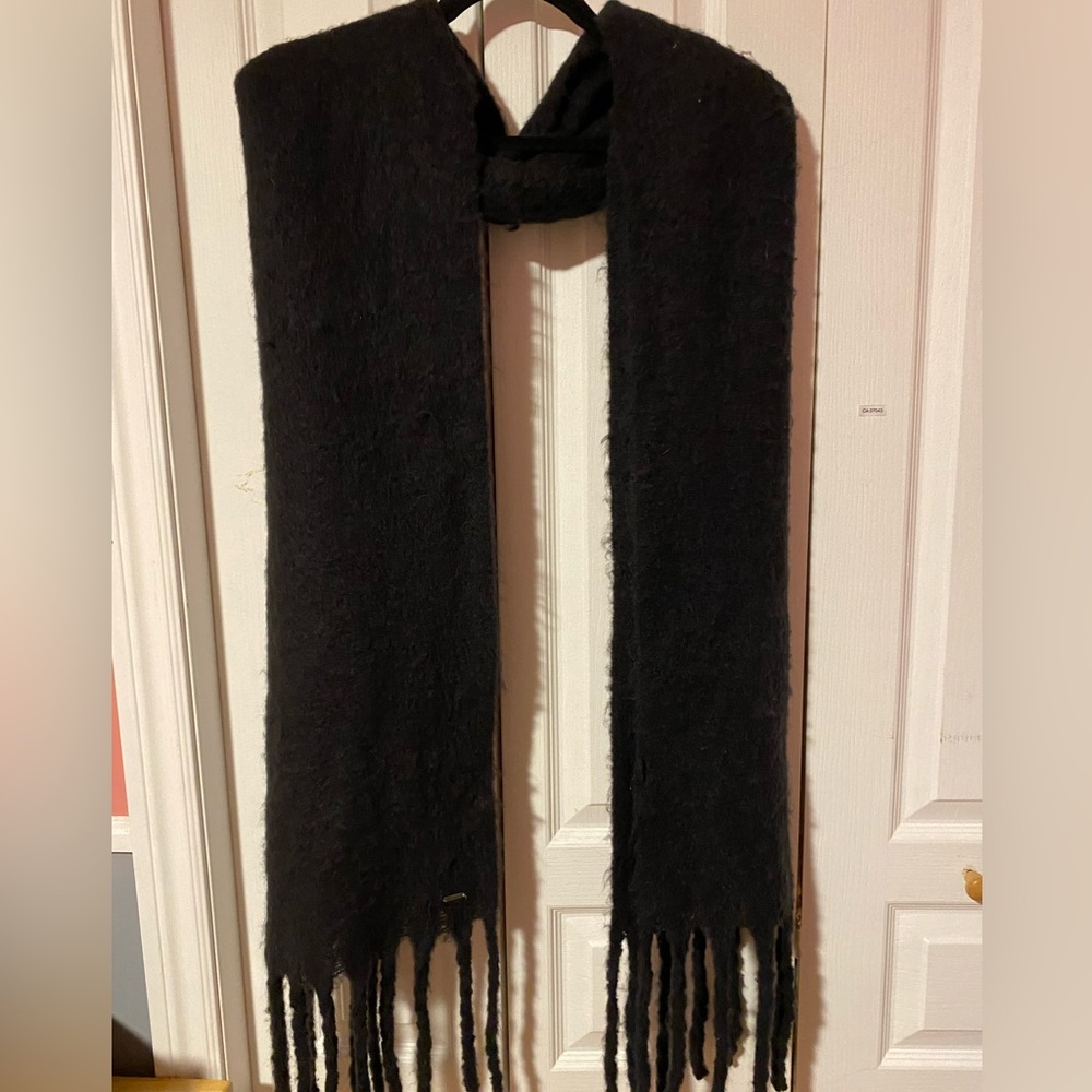 Soft black scarf